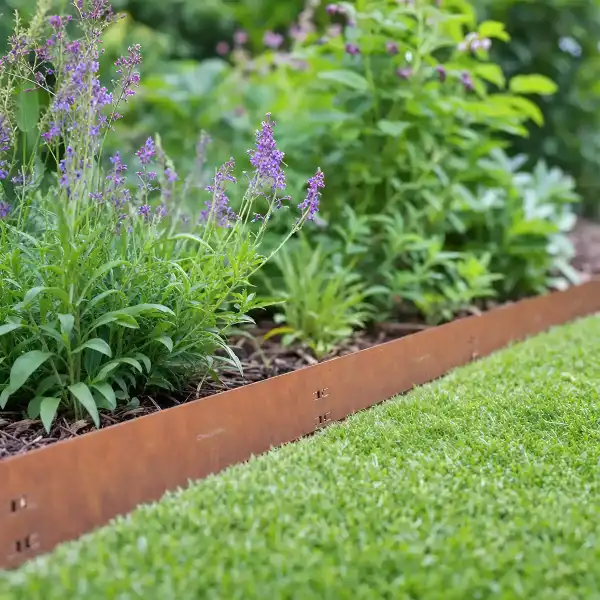 bordure acier corten massif