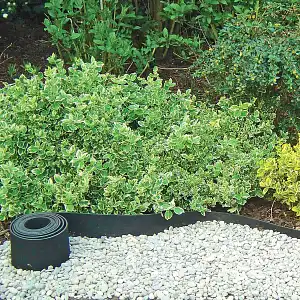 Bordure de jardin en caoutchouc recyclé Gazon L. 5m x H. 13cm