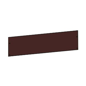 Bordure en acier à l'unité 99x24.5cm - Marron