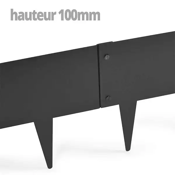 bordure jardin acier 100 7022  bordure jardin acier 100 7022