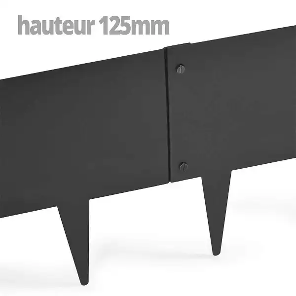bordure jardin acier 125 7022