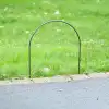Bordure de jardin simple arceau en acier plein, marron - L.32cm x H.40cm