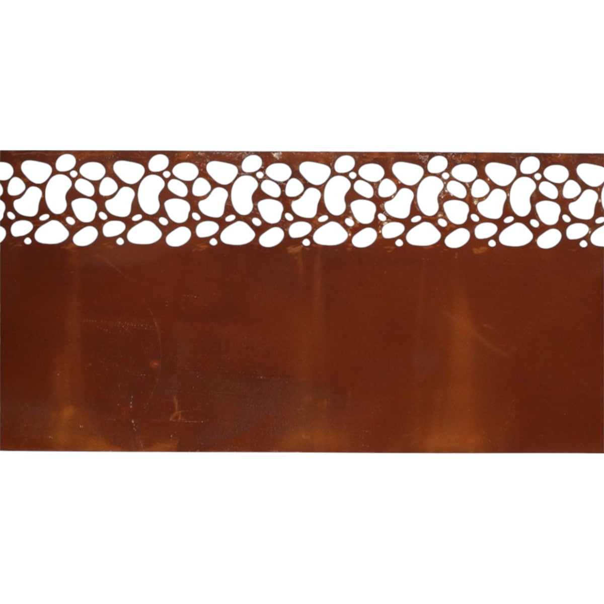 bordure acier style rustique jardin flexible