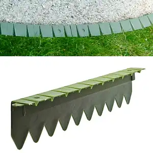 Bordurette pelouse flexible en plastique 6x50cm