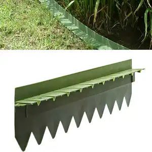 Bordurette pelouse flexible en plastique - Rebord arriere 6x50cm