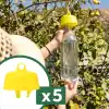 Bouchons pour piège à guêpes bouteille, frelons et mouches x5 - Recettes incluses