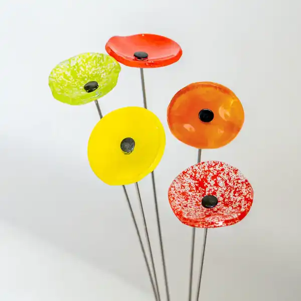 bouquet fleurs verre prairie 2