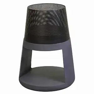 Brasero rond sur support en fibre d'argile  Brasero rond sur support en fibre d'argile