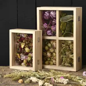 Lien vers un produit variante ou accessoire : Cadre double face pour fleurs séchées