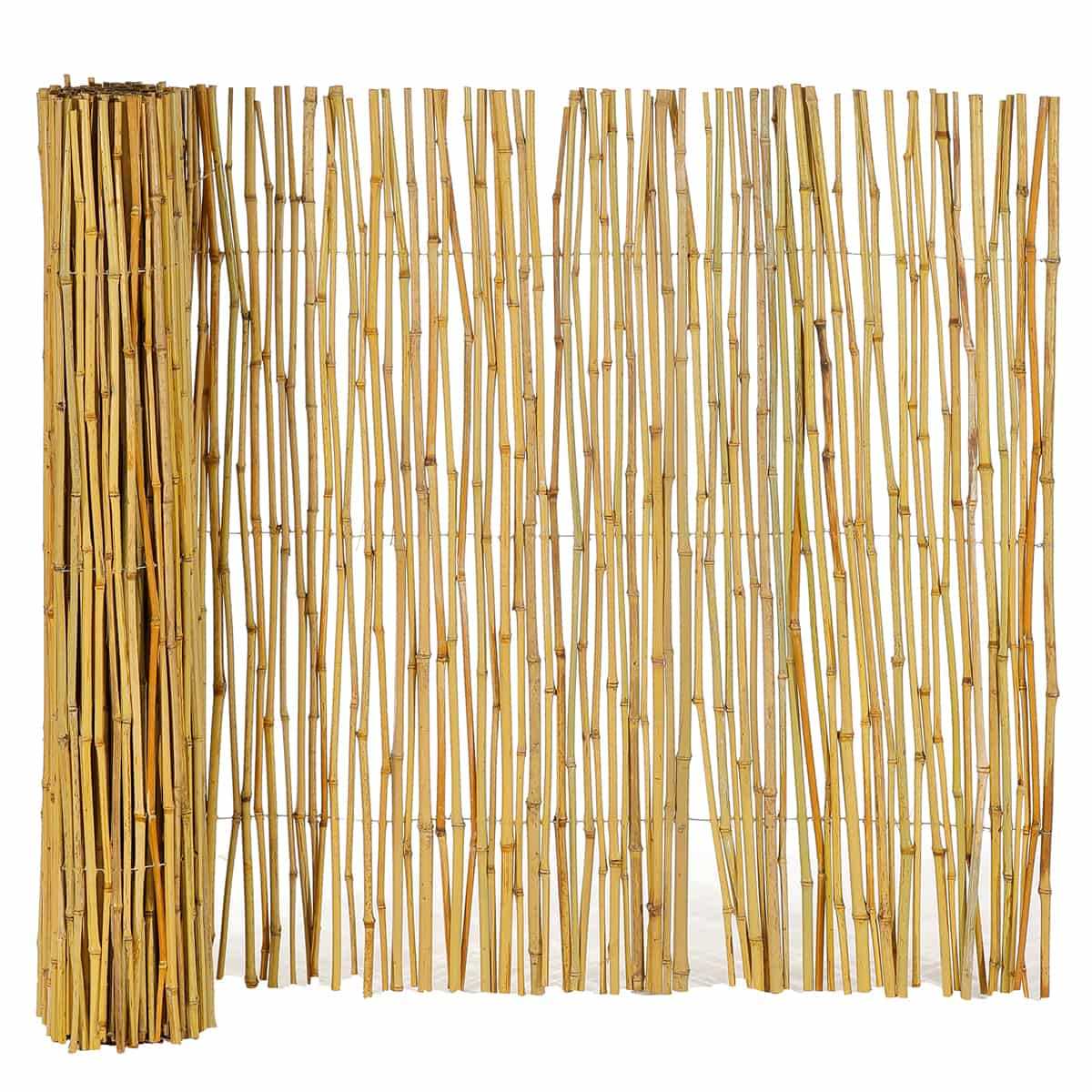 Canisse de bambou fendu 3m, vente au meilleur prix