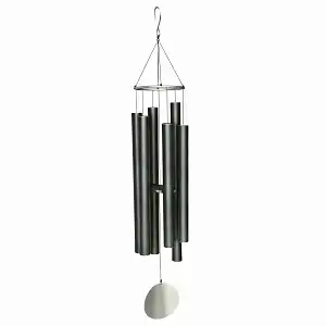 Carillon à vent 223cm en aluminium noir
