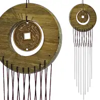 Carillon à vent bois et aluminium Dragon