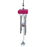 Carillon à vent Diam's pourpre - H.29cm