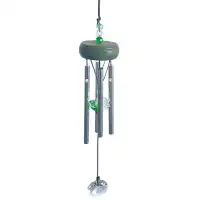 Carillon à vent Diam's vert - H.29cm