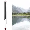 Carillon de Saturne - 4 tubes - Noir - H.129cm