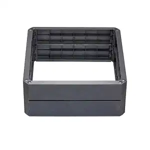 Carré potager imitation ardoise 1 SET - 60 x 60cm Haut. 25cm