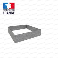 Kit Potager Carré 50cmx50cmx20cm en acier