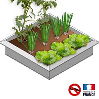 Carré potager acier 100x100cm anti limace