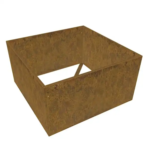 carre potager corten 100x100x52