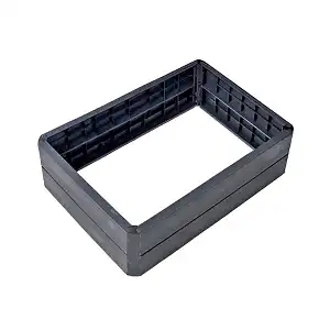 Carré potager imitation ardoise 1 SET - 80 x 60cm Haut. 25cm