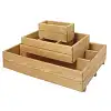 Carré potager surélevé 3 étages en bois haut. 40cm