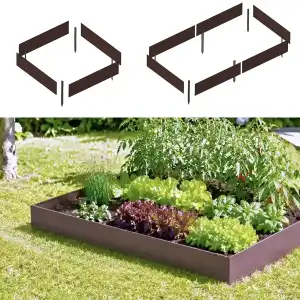Carré potager modulable en acier H. 25cm