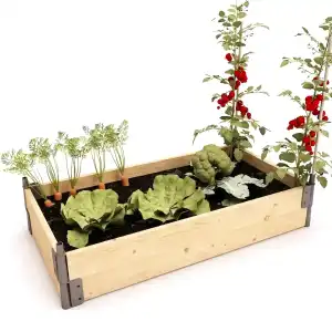 Carré potager en bois épicéa - Evolutif et superposable, dimensions au choix