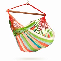 Chaise-Hamac colombienne DOMINGO coral (résistante aux intempéries)
