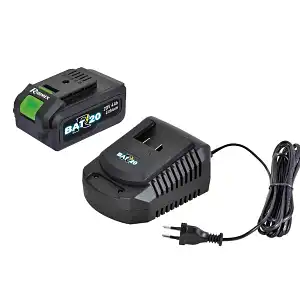 Lien vers un produit variante ou accessoire : Kit chargeur rapide R-BAT20 + batterie 4Ah Ribimex