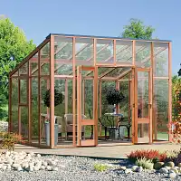 Pavillon de jardin en bois Classic Vision Gabriel Ash