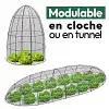 Cloche pour le jardin en grillage à poule Ogive ou Tunnel de protection jeunes plants - D. 50 x H. 75cm