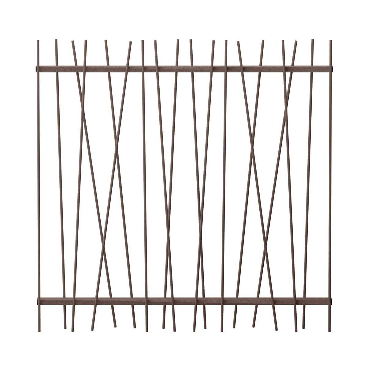 cloture barreaudee metal 1m