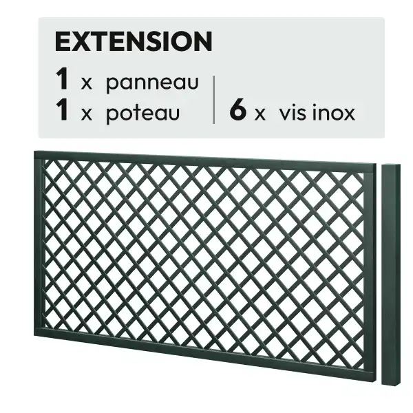 cloture majesta horizontal 1pan 1pot