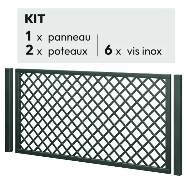 cloture majesta horizontal 1pan 2pot