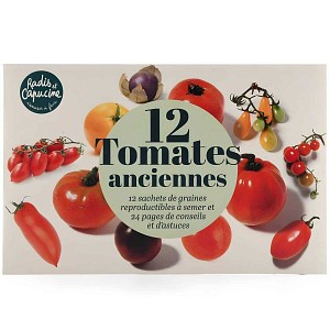 Coffret graines 12 tomates anciennes