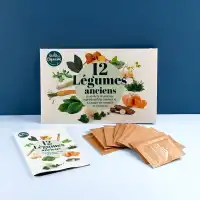Coffret graines 12 l&eacute;gumes anciens
