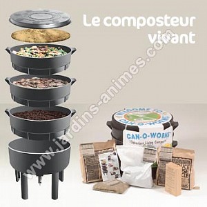 Composteur Vivant - Le lombricomposteur Can-O-Worms