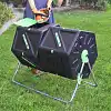 Composteur rotatif 2 chambres - 210 litres (2 x 105L)