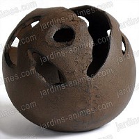 Contenant boule en fonte à garnir diam.20cm