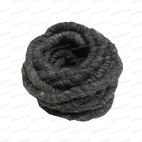 Cordelette épaisse laine de mouton - Gris naturel 3m x 1cm