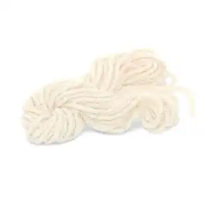 Cordelette épaisse laine de mouton - Blanc naturel 3m x 1cm