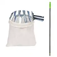 Cueille fruit avec manche télescopique de 126cm à 241cm et sac en coton