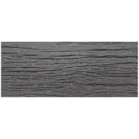 Dalle extérieure imitation bois - Caoutchouc recyclé L.60 x l.25cm - Gris
