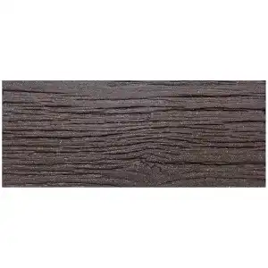 Dalle extérieure imitation bois - Caoutchouc recyclé L.60 x l.25cm - Marron