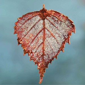 Feuille de bouleau en cuivre