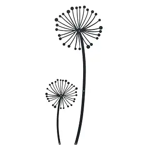 Décoration murale - Duo de pissenlits  Décoration murale - Duo de pissenlits