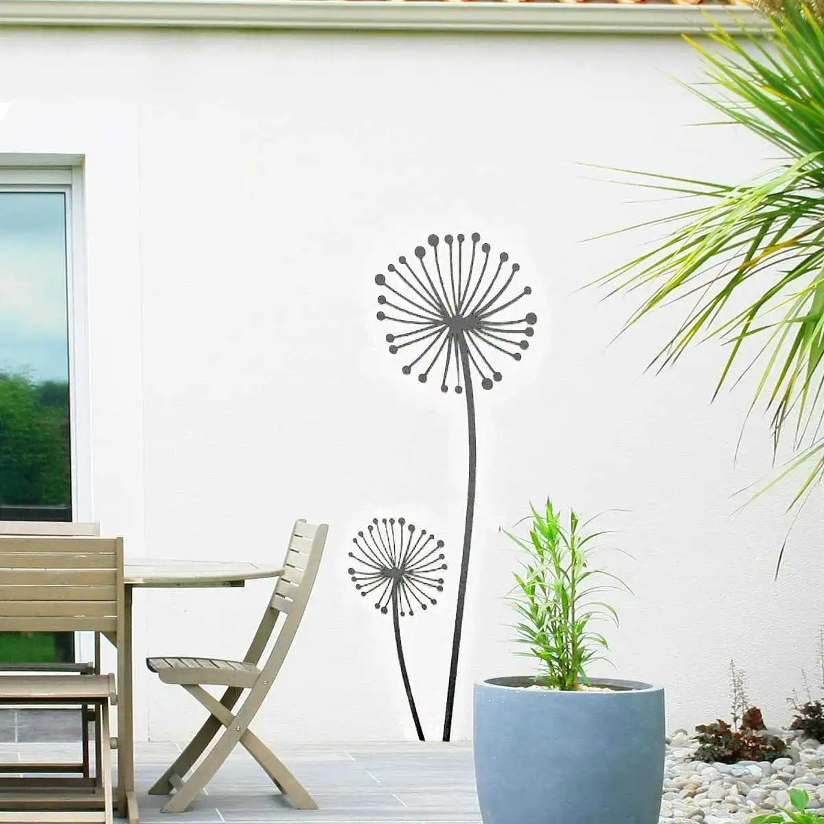 Décoration murale - Duo de pissenlits  Décoration murale - Duo de pissenlits