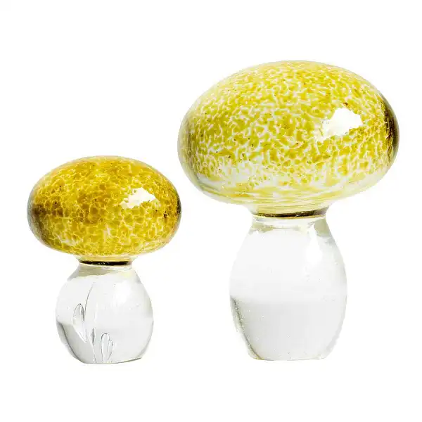 decoration cepes champignon verre