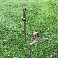 Escargot 78cm - déco de jardin en métal
