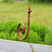 Escargot - déco de jardin en métal